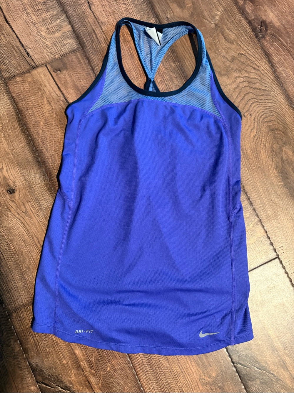 Nike Women's Purple Dri-FIT Racerback Tank